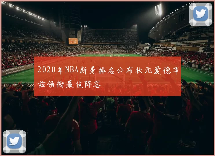 2020年NBA新秀排名公布状元爱德华兹领衔最佳阵容