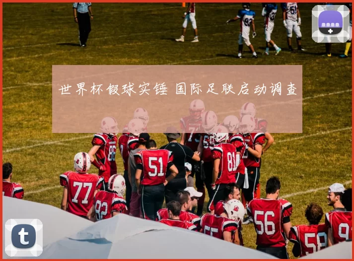 世界杯假球实锤 国际足联启动调查